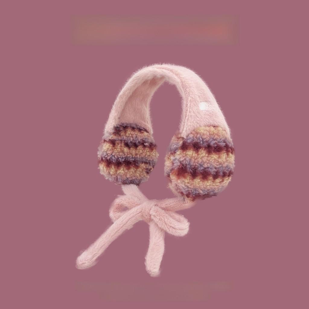 Style Plush Ear Muffs For Winter Warmth And Windproof Protection Womens Fashion Accessory
