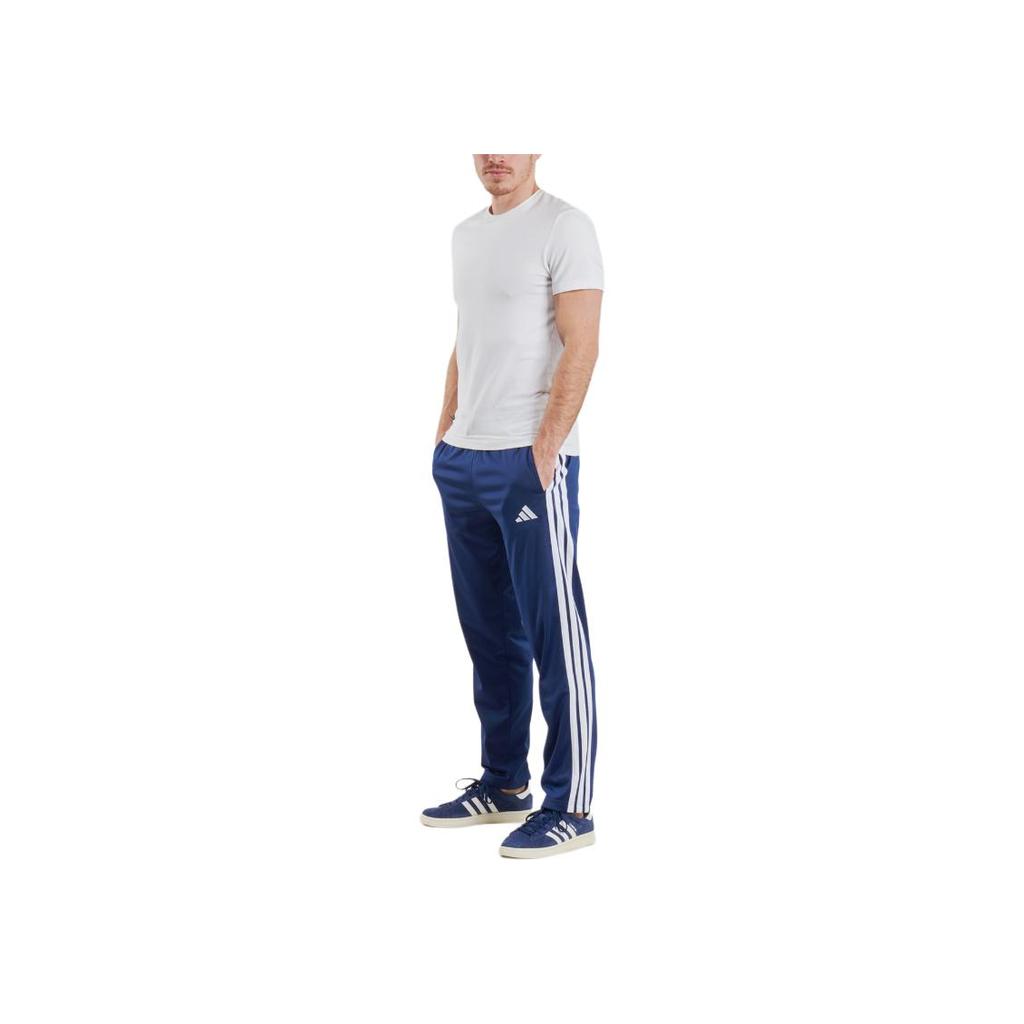 Adidas Logo Striped Pocket Sports Long Pants Men bottoms Blue JI8803