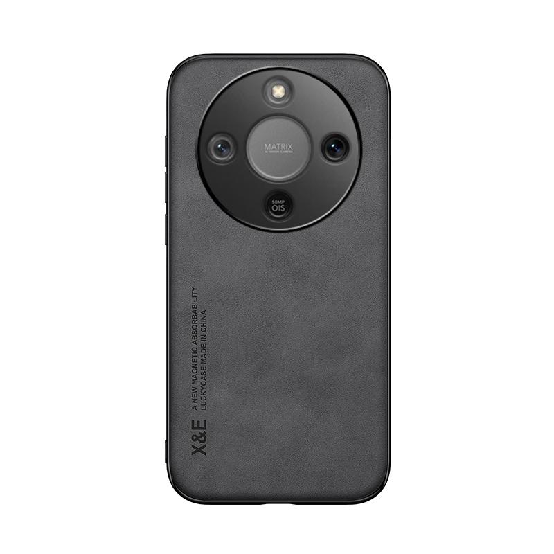 KEYSION Luxus Retro PU Bőr Telefon Tok HONOR X9d 5G-hez Puha Szilikon+PC Ütésálló Telefon Hátlap Huawei Magic 8 Lite-hoz