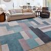 Temu Plaid Carpet: Durable, Dirt-Resistant, and Dustproof Floor Mat for Living Room and Bedroom Decor