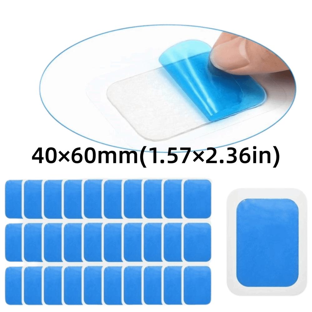30pcs Electrostimulator Pads Hydrogel Gel Sheets Abdominal Muscle Trainer Ab Workout
