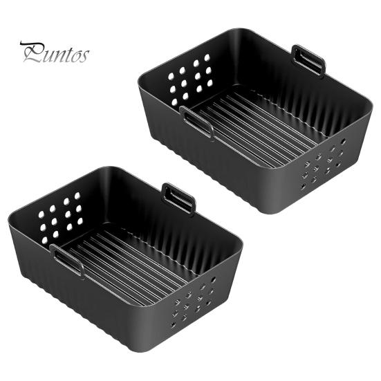 

2 шт. силиконовых вкладышей для фритюрницы Ninja SL400UK, антипригарная силиконовая форма для выпечки, не содержащая бисфенол А, маслостойкая, аксессуар для фритюрницы 2pcs