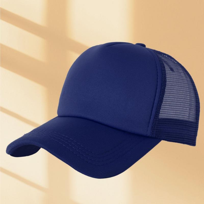 Sponge mesh cap embroidered baseball cap summer shading sun protection breathable