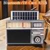 Haut-parleur Bluetooth Hifi V5.4 Son Style Gramophone Rétro Radio 3 Bandes FM/AM/SW Support Carte TF/USB Design Mode
