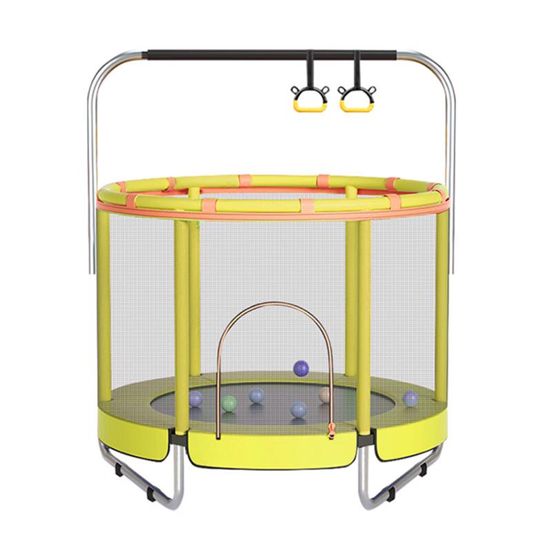 Faltbares Indoor-Trampolin für Kinder mit Handlauf
