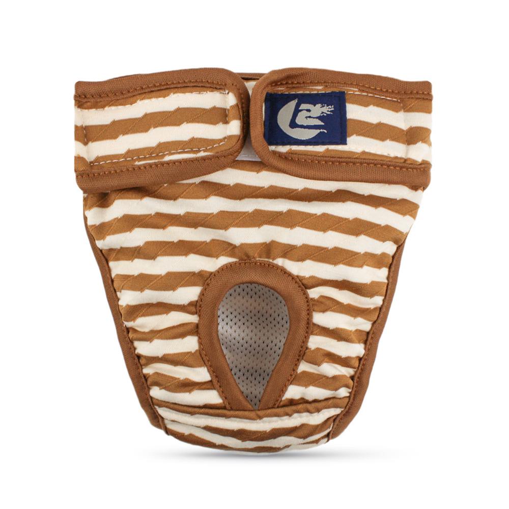 

Многоразовые трусы подгузники хлопок питомец короткие менструальные подгузники собака штаны физиологическое нижнее белье Brown S