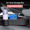 Seat Side Organizer Cup Holder for Cars Leather Multifunctional Auto Seat Gap Filler Storage Box Seat Pocket Stowing Tidying