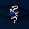 European and American Luxury Rose Brooches for Women, Luxurious Rose and Snake Corsages, Niche Design Pins, Suit Accessories, Wholesale in Stock