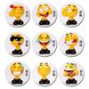 Car Interior Decoration Personality Shaking Head Doll Expression Chartered Car Center Console Car Decoration High-end Man