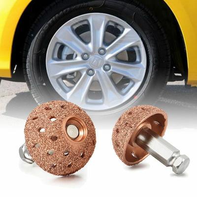 1 adet 42/55mm lastik tamir el aleti lastik taşlama kafası Tungsten alaşımlı taşlama parlatma tekerleği yüksek hızlı pnömatik taşlama aracı