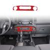 Red Carbon Interior AC Trim Sticker For Nissan Frontier D41 Extended Cab 2024+