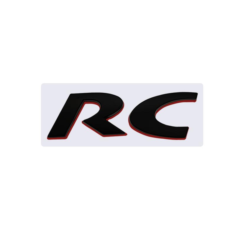 UNYG8 3D Metal Sticker 207 CC RC Emblem Decoration Rear Trunk stickers For Peugeot Car Styling