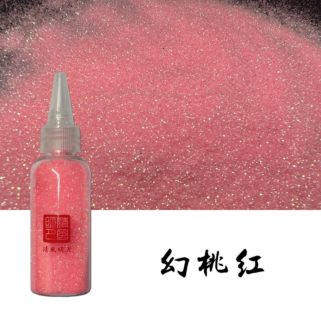 Glitterpoeder met Diverse Kleuren en Sterk Glanzend Effect voor het Verfraaien van Cloisonné Emaille Schilderijen