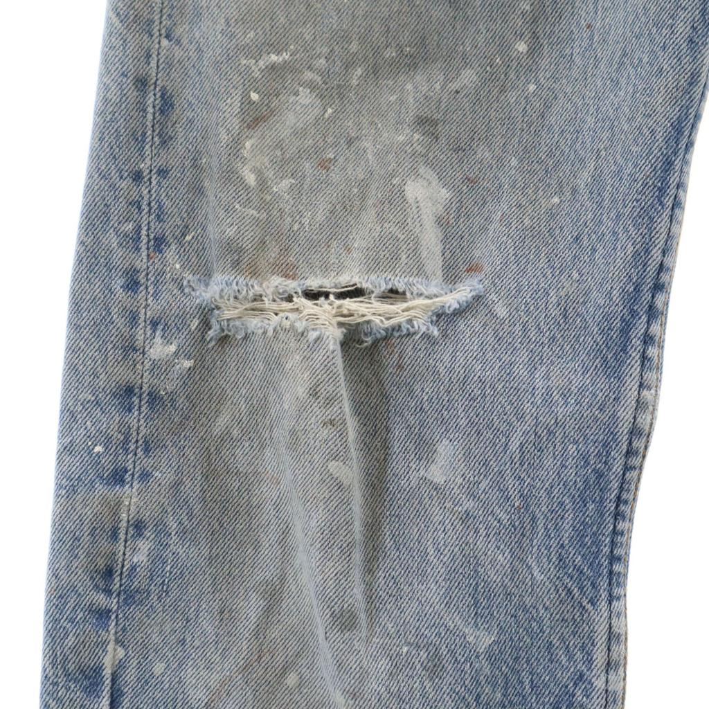 Levi's 80s vintage Tapered denim pants Wash blue jeans Women Used