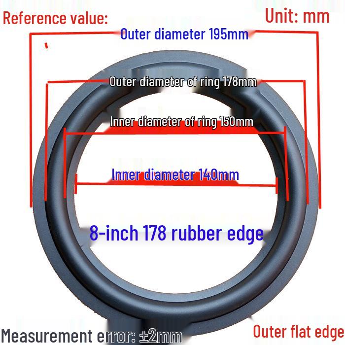 Speaker Repair Rubber Edge Ring - Replacement Folding Parts