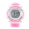 Digital Chronograph Watch Girls Student Electric Waterproof PU Strap for Swimming Sports with Colorful Night Light Alarm
