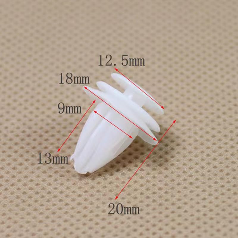 KRGNPLE 50pcs Car Door Panel Fastening Clips Decorative Clips Decorative Side Rear Door Trunk Universal (50 Pack)