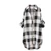 Women's Plus Size Plaid Sun Protection Shirt - Loose, Slimming, Mid-Length Summer Fashion 2022