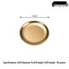ZISIZ Retro Gold Serving Plate