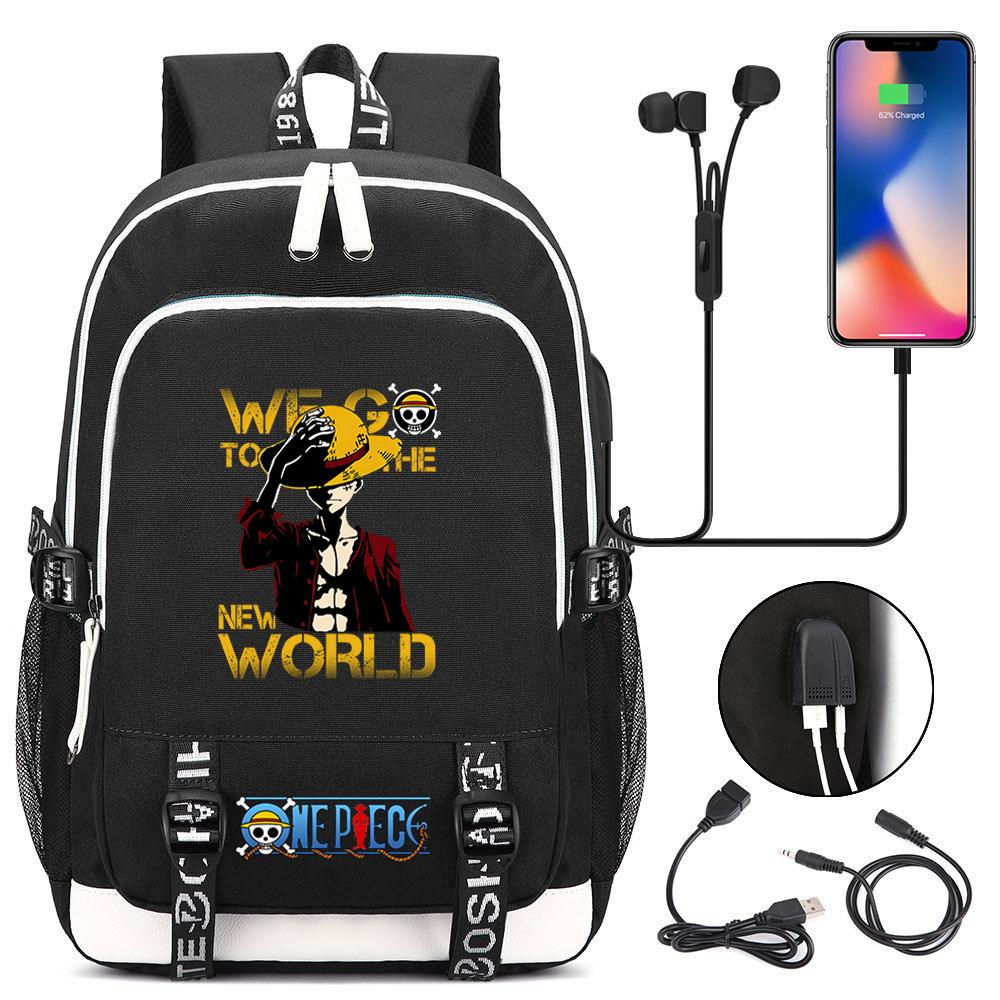 Primary And Secondary School Students Schoolbag Riman Personalized Printing Youth Leisure Travel With Usb Backpack