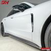 Porsche Panamera 971 SD Carbon Fiber Side Skirts - Non-Destructive Replacement Installation