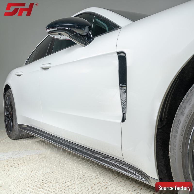 Porsche Panamera 971 SD Carbon Fiber Side Skirts - Non-Destructive Replacement Installation