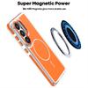 For Samsung Galaxy S25+ / S24+ Magnetic Case Dual Color Shockproof TPU PC Phone Cover