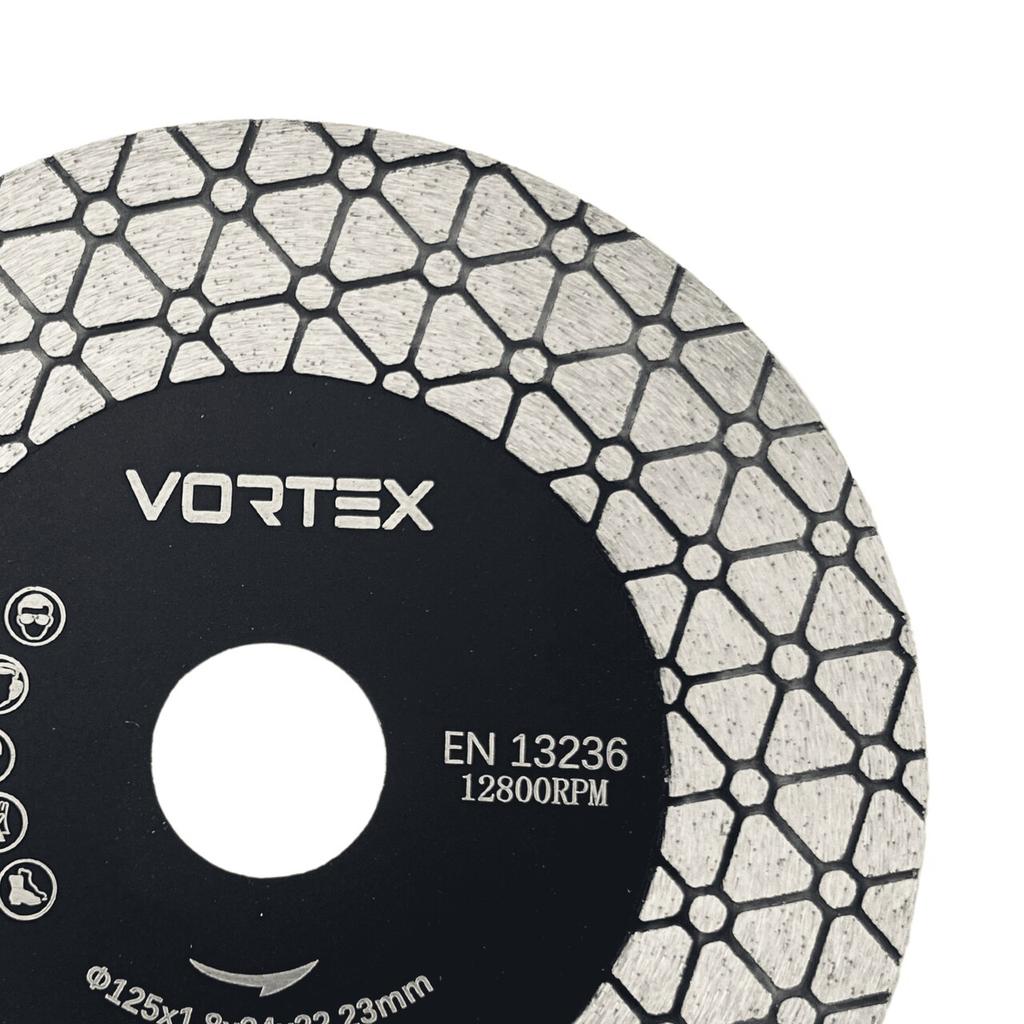 Turbo Diamond Blade For Cutting Gress Stone Granite 125 Mm Vortex