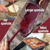 4 silicone spatulas heat resistant spatulas silicone dough scraper