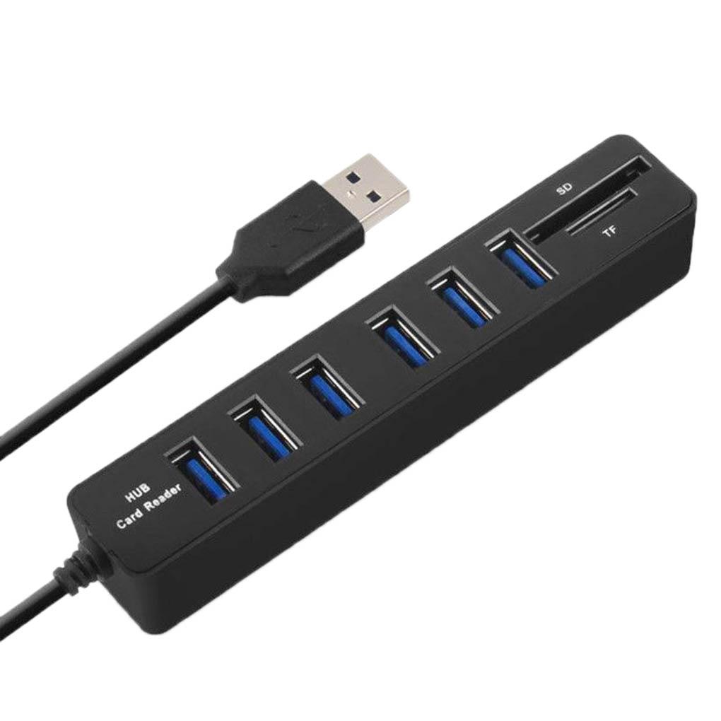 USB-концентратор 3/6-портовый расширитель-адаптер USB 3.0 Хаб Мульти USB-разветвитель 2.0 Хаб 3
