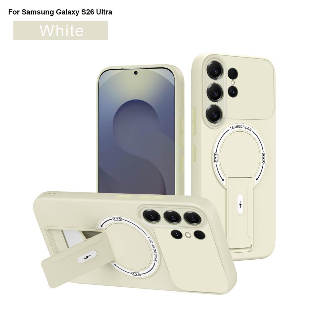 Magnetic Holder Phone Case for Samsung Galaxy S26 Plus S25 FE S24 S23 Ultra A06 A07 A15 A16 A17 A35 A36 A56 for Magsafe Cover