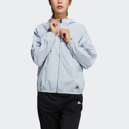 Adidas Windbreaker Jacket Women's Light Blue GP0669