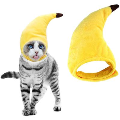 Pet Hat Creative Funny Transformation Teddy Holiday Headdress Funny Halloween Cat Banana Headgear