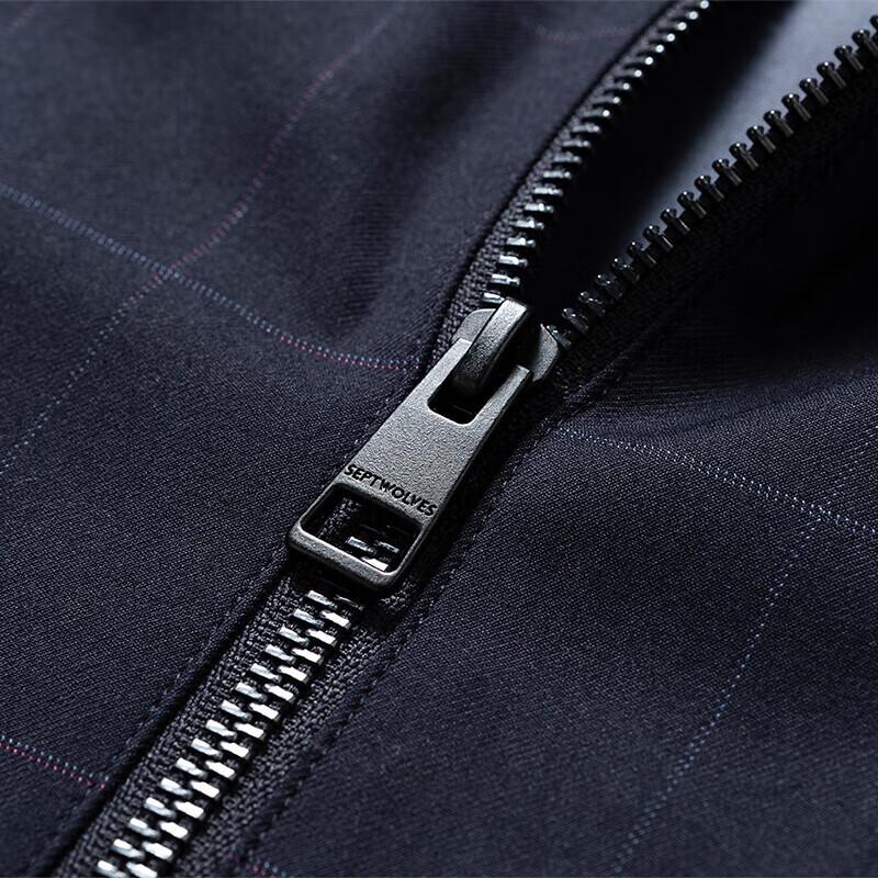 Qipilang Herren Stehkragen Business Casual Jacke