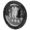 פנס ראש LED 7 אינץ' 75W צבע אור לבן-ענבר עמיד במים IP68 החלפה לוונגלר TJ 1997 2006