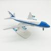 Alloy Aircraft United States Air Force One B747 Airlines Plane Models With Landing Gear Kids Gifts Collection Aircraft Toy
