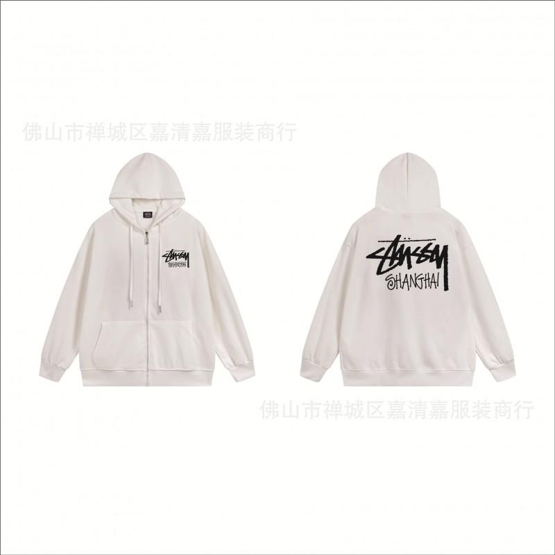 Mens Oversized Zip-Up Hooded Sweatshirt Casual Streetwear Cotton Pullover Fall