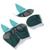 Mesh Horse Fly Mask Elastic UV Protection Detachable Breathable Horse Fly Mask with Ears for Horses Blue Green L