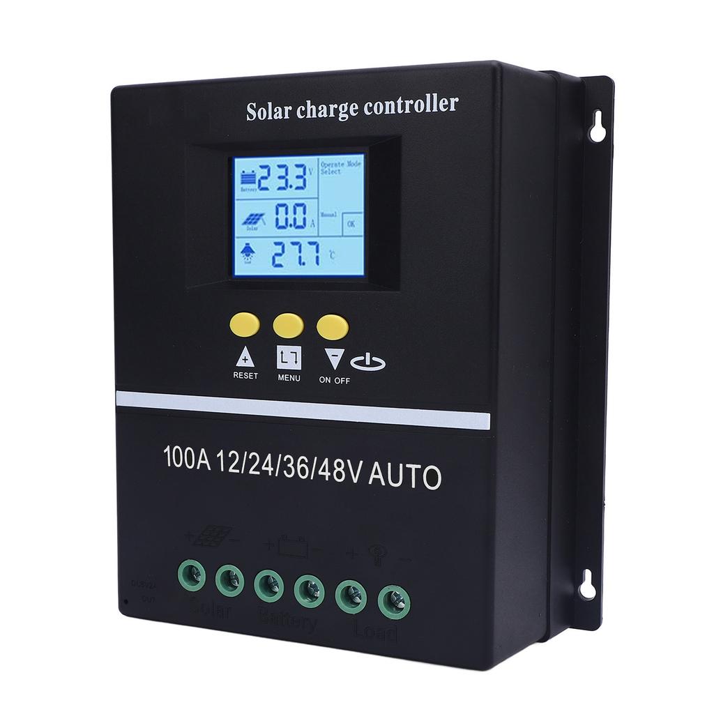 100A MPPT Solar Controller with LCD Display Battery Regulator