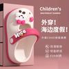 Cute children's slippers for girls, new summer model, non-slip and waterproof Mary Jane shoes for toddlers and young children