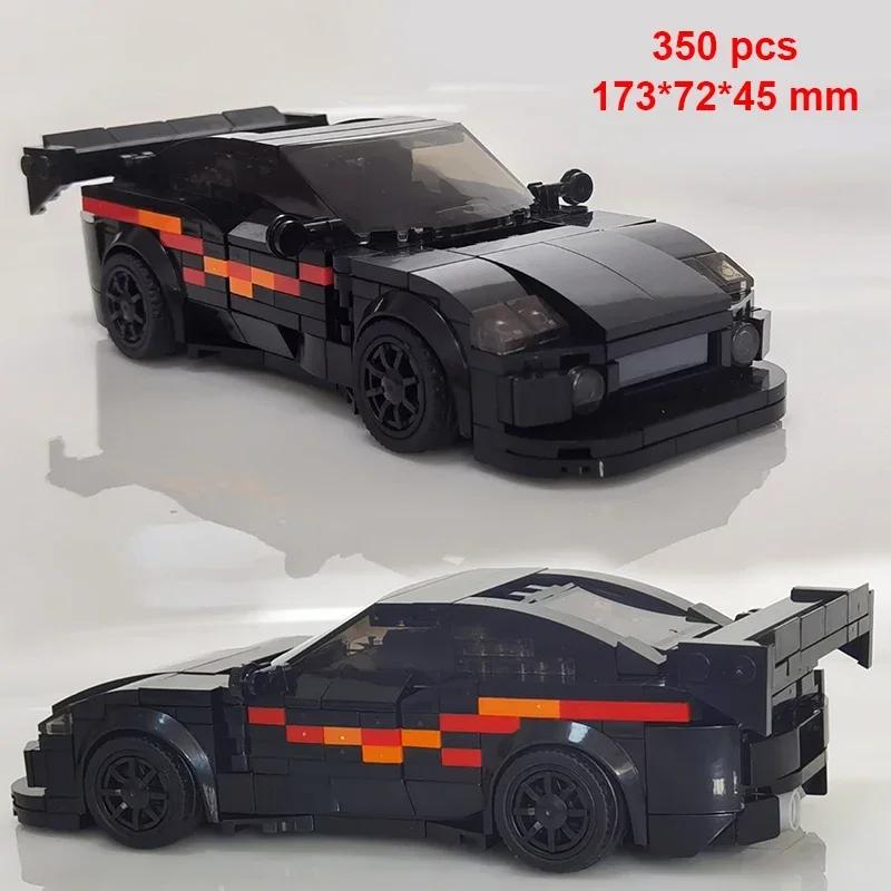 Technisches Auto Stadt Geschwindigkeit Sport MOC Kreatives Rennauto Bausteine Garage Auto Rennauto Auto Fahrzeug Spielzeug