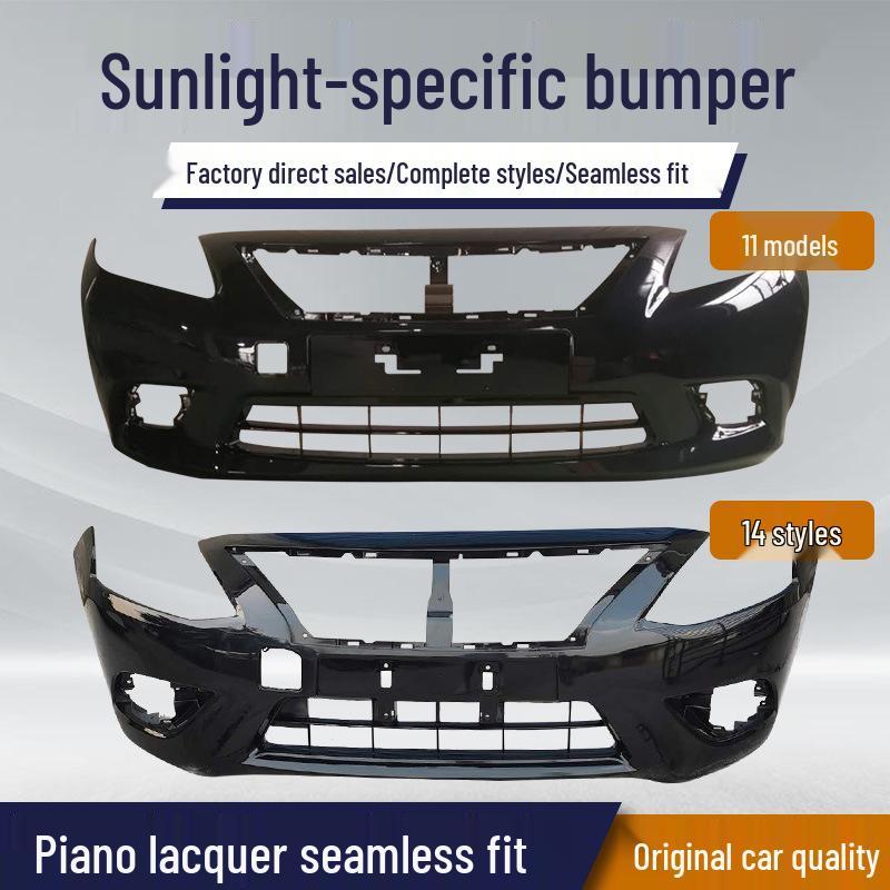 

Передний и задний бамперы Nissan Sunny: Подходит для моделей 2011-13 и 2014-16 годов 2011 Painted [Ivory White] - Rear Bumper