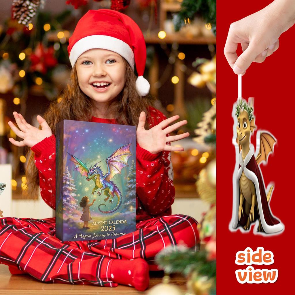 Nedtellingskalenderen inkluderer 24 gaver, nedtellingskalender og overraskelsesgave