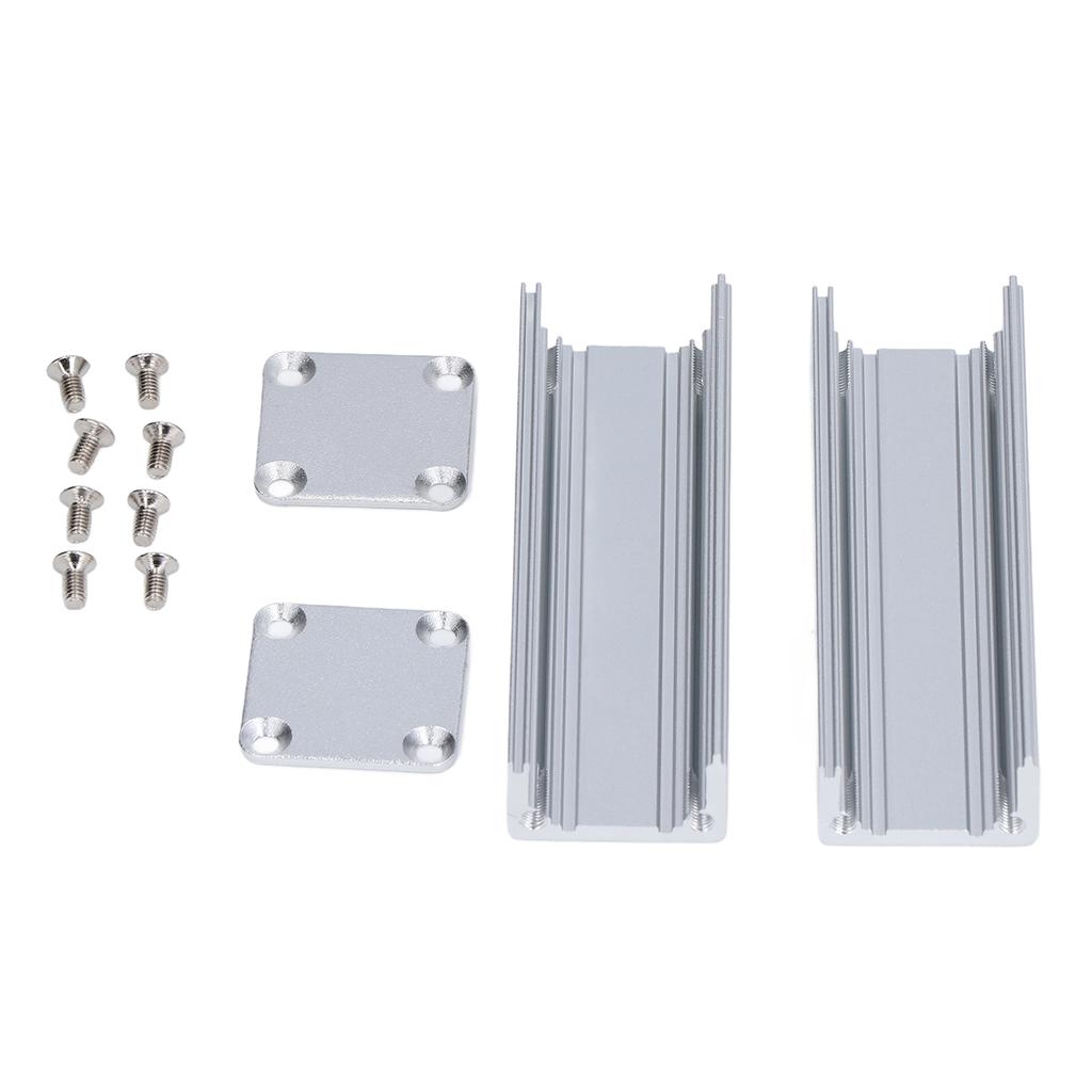 Alüminyum Muhafaza Güç Bağlantı Mat Kutusu Devre Kartı Kablolama Muhafazası Elektrik Aksesuarları