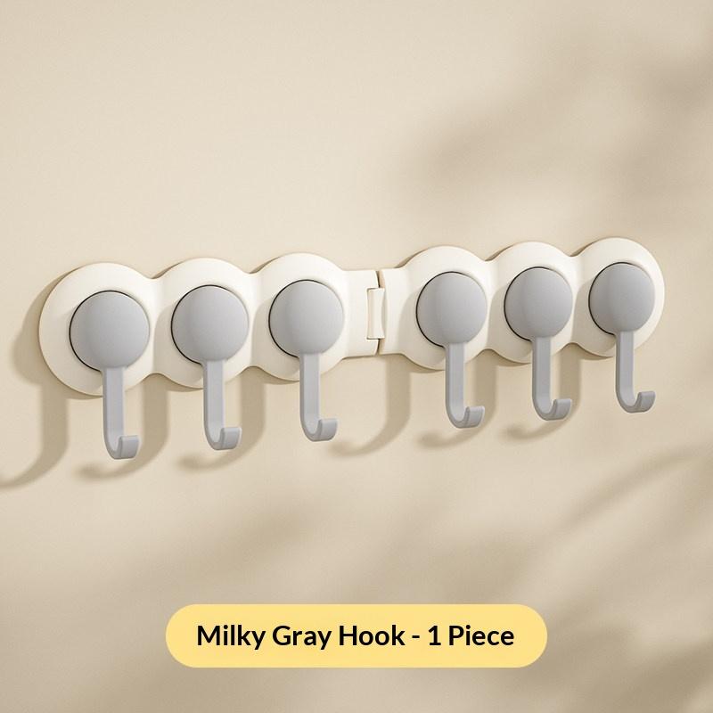Corner Row Hook, Rotatable Toilet, Bathroom, Kitchen, Entrance Wall, Corner Adhesive Hook, Non Perforated Clothes Hanging Hook