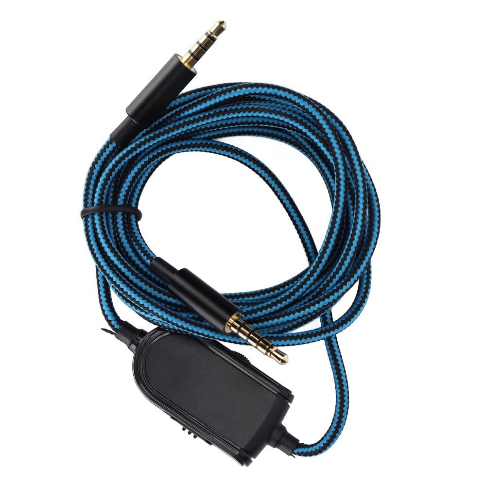 With Volume Control Mute Function 3.5mm To 3.5mm Replacement Audio Cable for Astro A10 A30 A40 A50