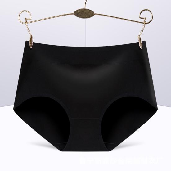 Damen Unterhose Mittlere Taille Einfarbig Baumwolle Po-lifted Gute Atmungsaktivität Elastisch Schnelltrocknend Sport
