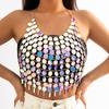 Beach Wind Casual Handmade Bikini Chest Chain Hanging Neck Colorful Nightclub Wind Sequins Sexy Body Chain