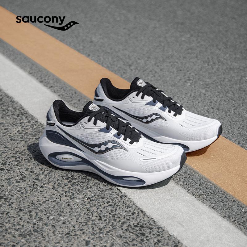 SAUCONY Phoenix Inferno 3 Comfortable Non-Slip Durable Low-Top Running Shoes Unisex Running Shoes White Blue S28229-2