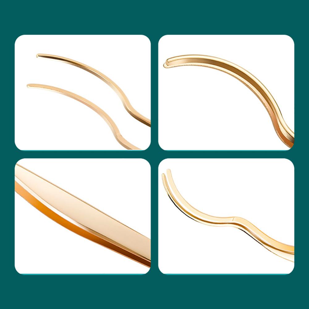 Stainless Steel Eyebrow Eyelash Extension Tweezers Eyelash Tweezers Lash Applicator Extension Supplies Makeup Tools Lash Tweezer